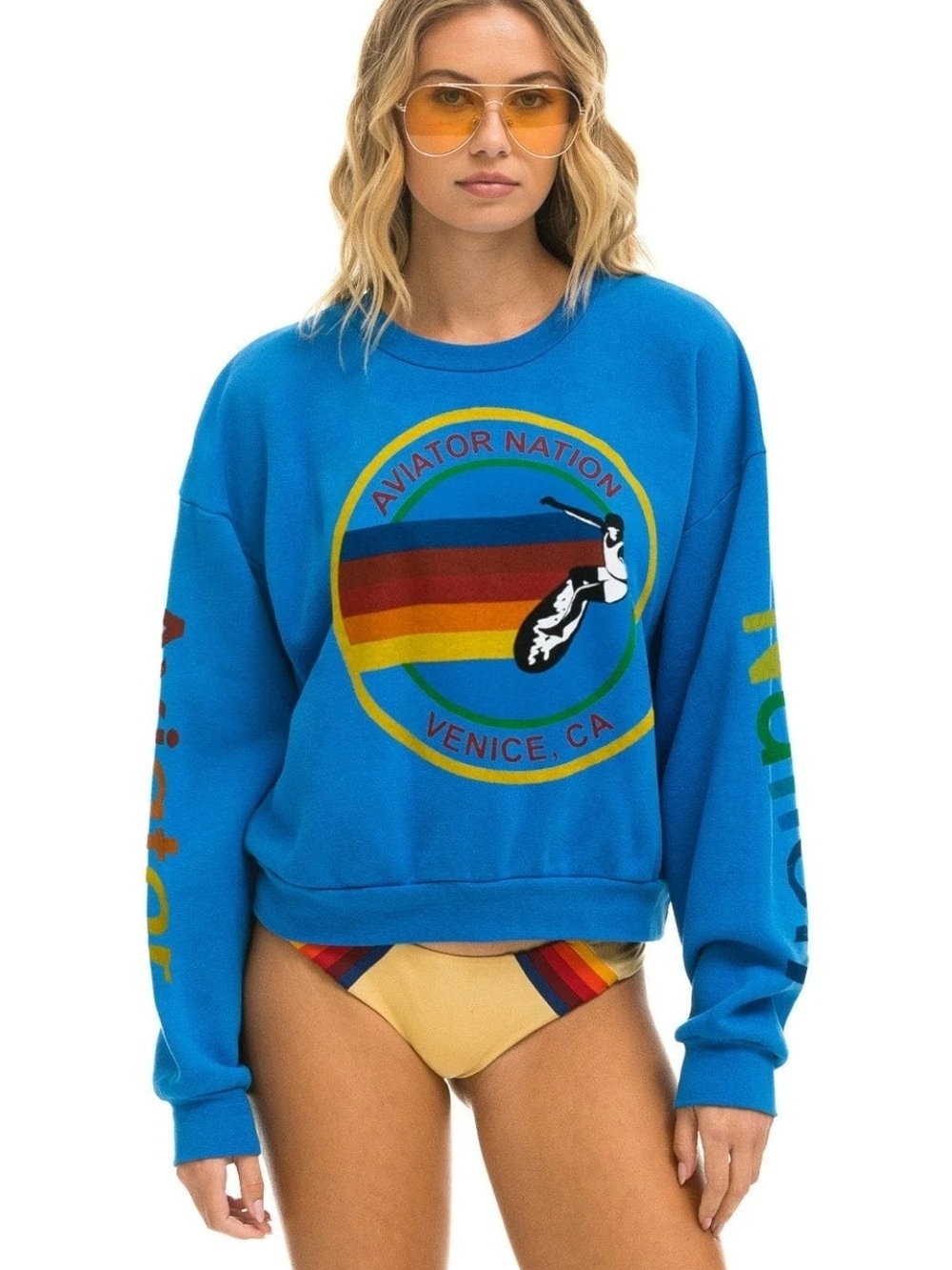 Aviator Nation  Blue Pullover